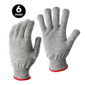 
                  
                    Load image into Gallery viewer, A6 Cut Resistant Gloves, Made in USA, Size L, 6 Pairs, 1026368
                  
                