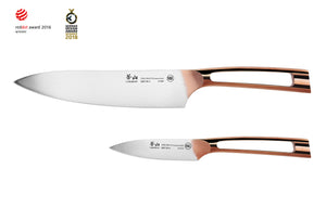 
                  
                    Cargar imagen en el visor de la galería, N1 Series 2-Piece Starter Knife Set, Copper Plated Handle, Forged German Steel, 61871
                  
                